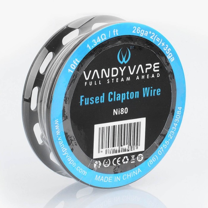 Vandyvape Ni80 Fused Clapton Wire 26ga*2+35ga